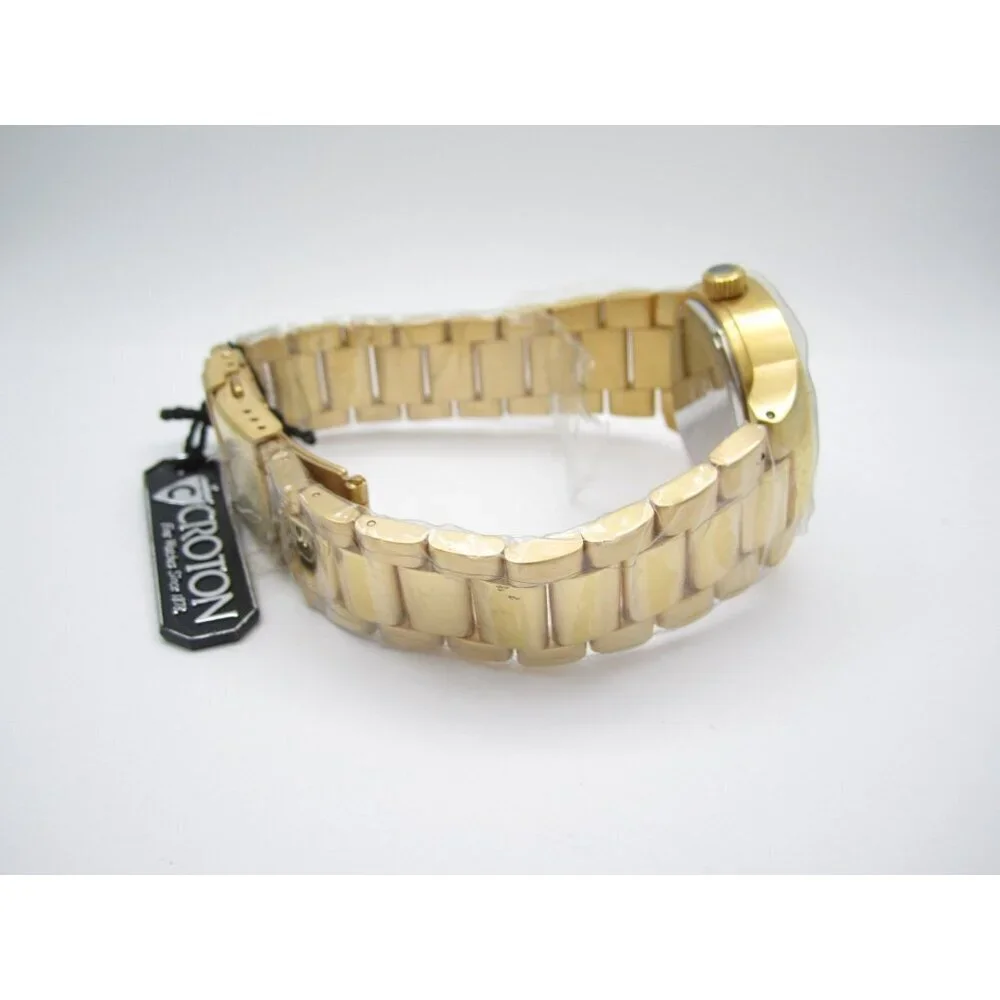 New Men Croton Quartz WR Analog 40mm Round Watch (H963) 